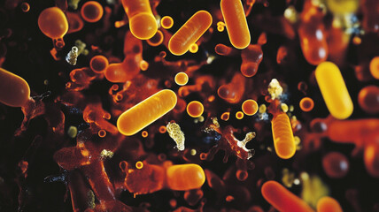 cells flowing through microscope