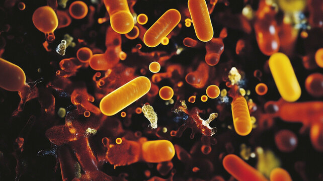 cells flowing through microscope - Powered by Adobe