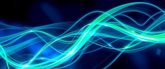 Naklejka premium Futuristic Twisting Light and Metallic Gleam for Device Customization