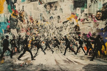 A group of men playing baseball on a sunny day