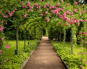 Rosegarden in public park Malmö