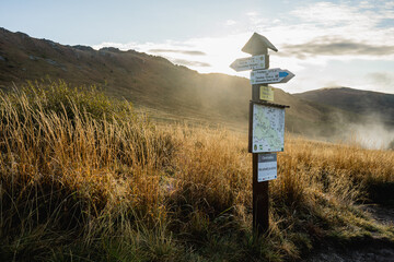 Golden Hour at Goprowska Pass Between Tarnica and Bukowe Berdo