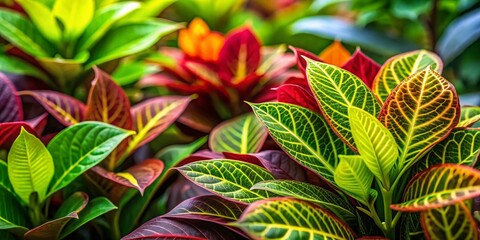 Lush Green Leaves in Vivid Colors Showcasing Nature's Beauty and Vibrancy in a Cute Arrangement