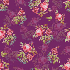 Digital Textile Pattern, Floral Design, Allover Design