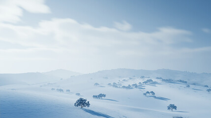 winter forest landscape