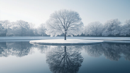 winter forest landscape