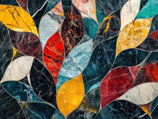 Vintage Mosaic Marble Pattern