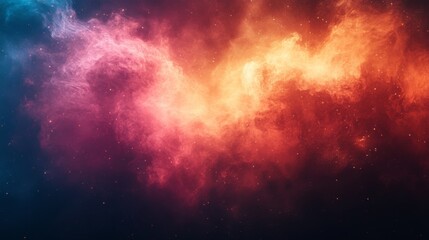 Fototapeta premium Cosmic Nebula with Swirling Colors