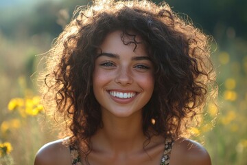 Curly and happy, Generative AI