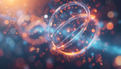 Obraz premium abstract background with circles