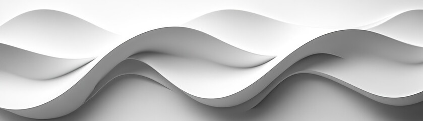 Abstract wavy lines create a soothing and modern design, ideal for backgrounds or visual elements in creative projects.