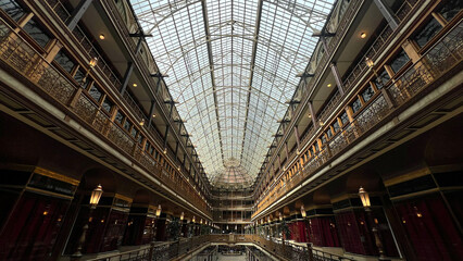 Historic grand shopping arcade