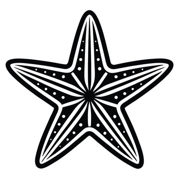 recommend clip art: starfish silhouette vector icon logo design illustration on a white background, Starfish vector icon. Symbol, logo illustration. Pixel perfect vector graphics