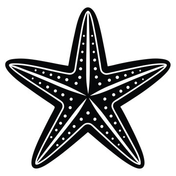 recommend clip art: starfish silhouette vector icon logo design illustration on a white background, Starfish vector icon. Symbol, logo illustration. Pixel perfect vector graphics