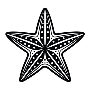 recommend clip art: starfish silhouette vector icon logo design illustration on a white background, Starfish vector icon. Symbol, logo illustration. Pixel perfect vector graphics