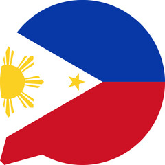 Chat Icon on PHILIPPINES Flag