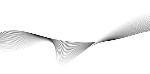 Fototapeta premium Modern abstract white wave digital geometric Technology,Design for banner, wallpaper, background and many more,twisted curve lines with blend effect abstract vector abstract background,