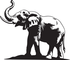 A elephant vector illustration art work design 