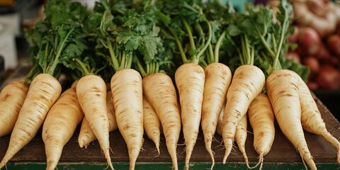 fresh parsnips