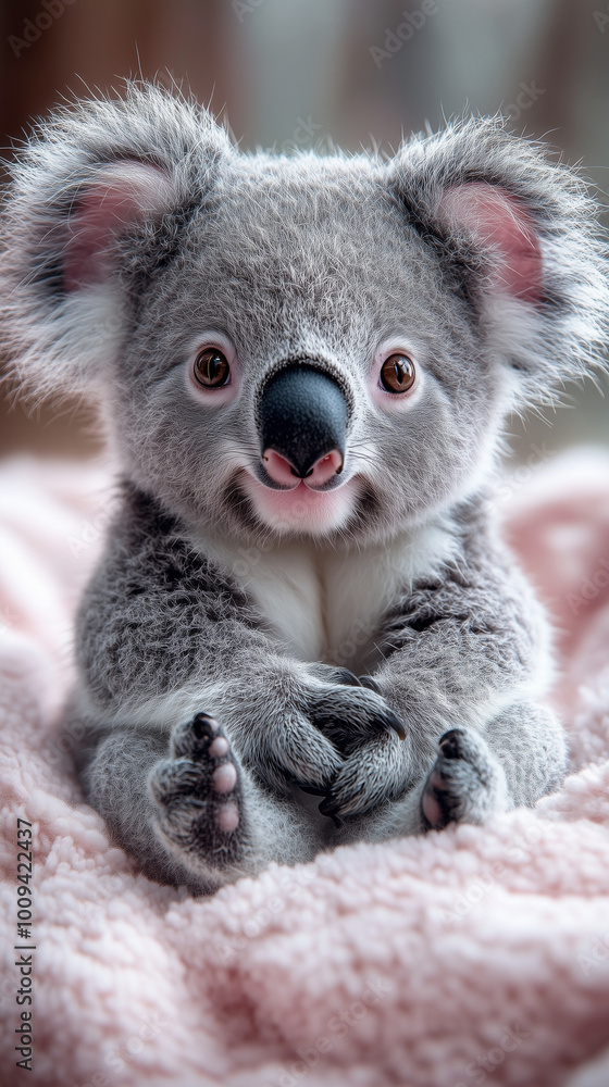 Wall mural koala bear cub