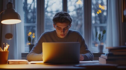 A high school student preparing for exams using an online learning platform with live tutoring sessions