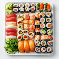 sushi with salmon