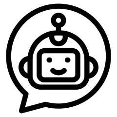 Chatbot Icon For Design Element