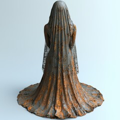 Rusty Wedding Gown