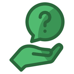 Chat Support Icon For Design Element