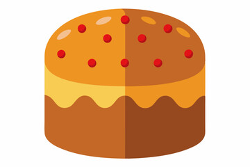panettone's creative vector design