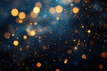 abstract blue and gold background enriched with bursts of fireworks and shimmering bokeh capturing the celebratory essence of new years eve festivities ideal for festive graphics