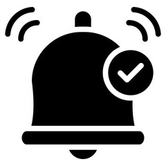 Bell Notification Icon For Design Element