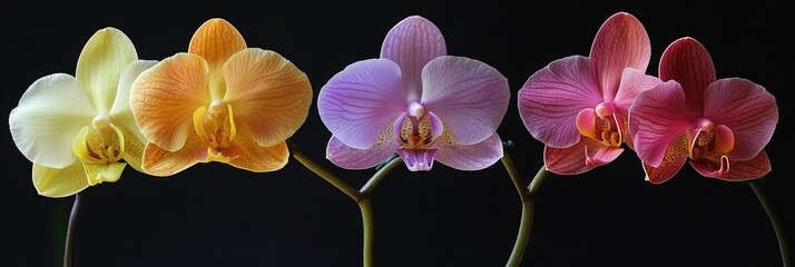 Fototapeta na wymiar moth orchids