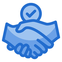 Handshake Icon For Design Element
