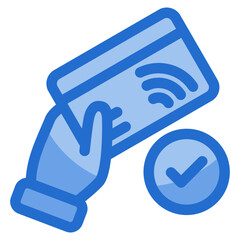 Contactless Payment Icon For Design Element