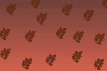texture feuille d'automne marron et rouge 