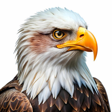 recommend clip art: eagle bird on white background