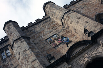 Entrance of Durham Castle - Durham - England - UK