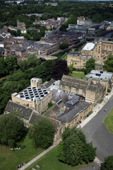 View from the top of the Cathedral tower - Durham - England - UK