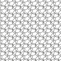 Seamless pattern with swirling  lines. Vector illustration