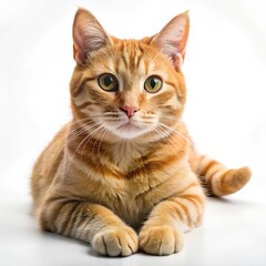 Obraz premium british cat isolated on white