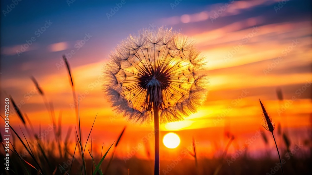 Poster simple and easy dandelion drawing for beginners: step-by-step guide to floral art creation