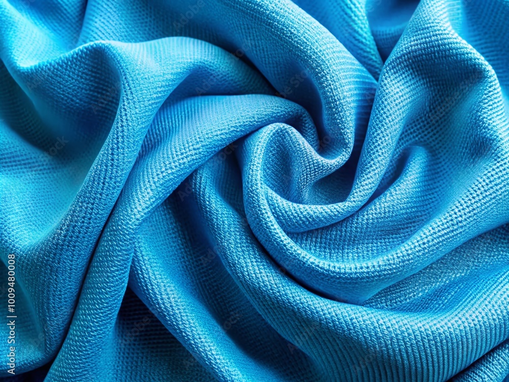Poster soft blue fabric texture with subtle patterns ideal for backgrounds and design projects