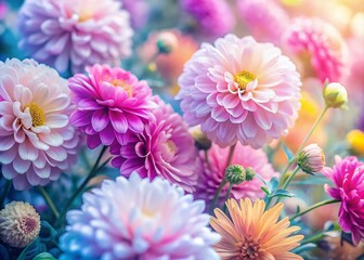 Soft Pastel Floral Backgrounds for a Girly Aesthetic in Digital Designs and Creative Projects