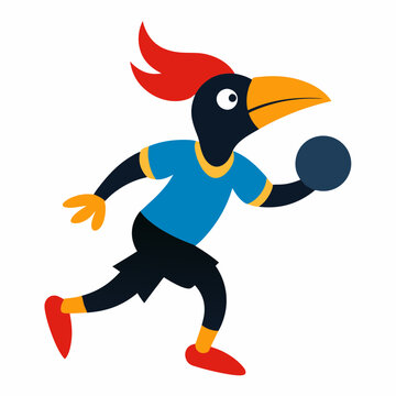 recommend clip art: Hornbill  clip art sport vector illustration