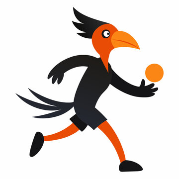 recommend clip art: Hornbill  clip art sport vector illustration