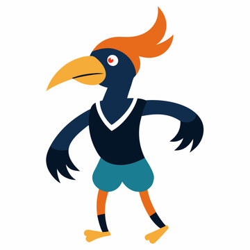 recommend clip art: Hornbill  clip art sport vector illustration