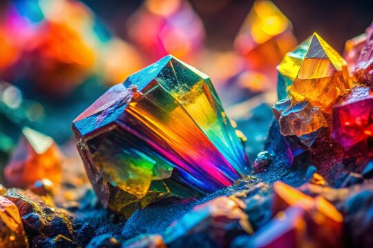 Stunning close-up of brucite mineral showcasing its unique crystal structure and vibrant colors