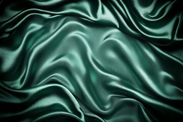 Obraz premium Rich Emerald Green Solid Color Background Fabric
