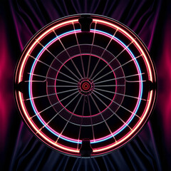 background with circles